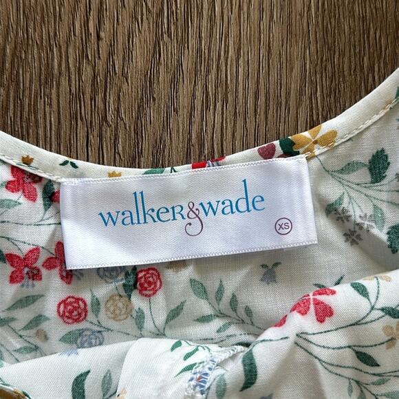 Walker & Wade Shannon Midi Dress Floral Print Size XS - Picture 6 of 9